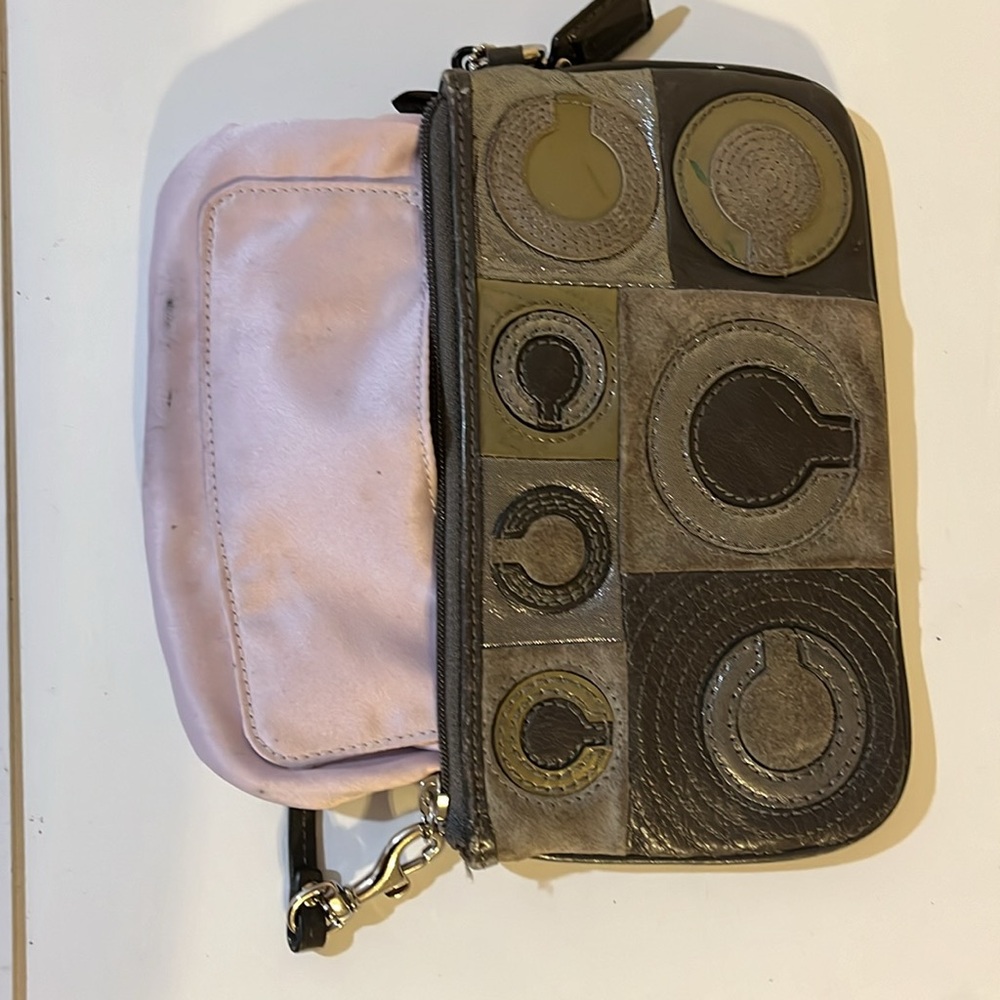 Coach Patchwork Leather Wristlet - image 4